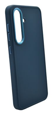 TPU чехол Bonbon Metal Style для Samsung S24 cosmos blue