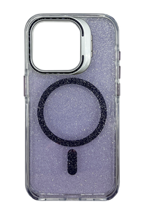 Чохол Fibra Star Shine with MagSafe для iPhone 15 Pro Max clear Purple
