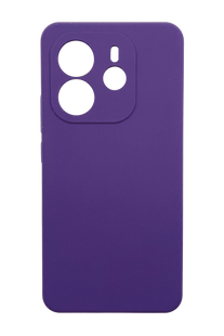 Силиконовый чехол WAVE Full Cover для Xiaomi Redmi Note 14 4G (European) dark purple Full Camera