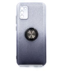 Силіконовий чохол SP Shine для Samsung A02s grey ring for magnet