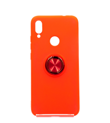 Накладка TPU Summer ColorRing для Xiaomi Redmi Note 7 /7 pro red под магнитный держатель