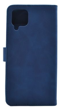 Чохол книжка Leather Book для Samsung A12 4G/M12 dark blue SP
