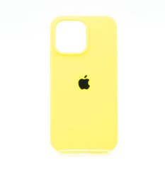 Силіконовий чохол Full Cover для iPhone 14 Pro Max flourescente yellow