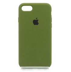Силиконовый чехол Full Cover для iPhone 7/8/SE dark olive