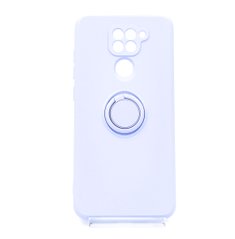 Чохол (TPU) Candy Ring для Xiaomi Redmi Note 9 lilac Full Camera