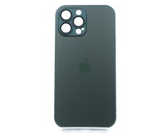 Чохол TPU+Glass sapphire matte case для iPhone 13 Pro Max cangling green