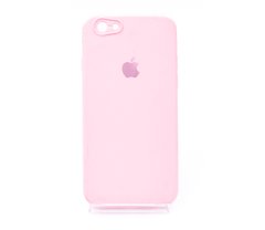 Силиконовый чехол Full Cover Square для iPhone 6 light pink Full Camera