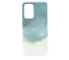 Силиконовый чехол WAVE Watercolor для Samsung A52 (TPU) dark green/grey