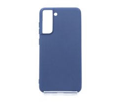 Силіконовий чохол Soft Feel для Samsung S21 FE blue Candy