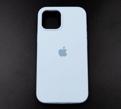 Силіконовий чохол Full Cover для iPhone 12 Pro Max light blue