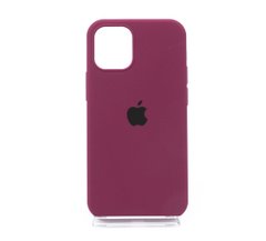 Силіконовий чохол Full Cover для iPhone 12 mini maroon