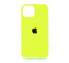 Силіконовий чохол Full Cover для iPhone 13 mini lime green