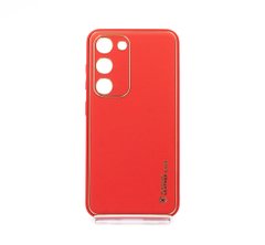 Чохол шкіра Xshield для Samsung S23 red Full Camera