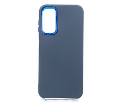 Силіконовий чохол Metal frame для Samsung A14 4G/5G dark blue (AA)