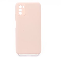 Силіконовий чохол Full Cover SP для Xiaomi Poco M3 pink sand