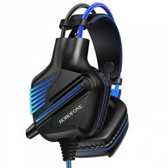 Навушники Borofone BO101 PC Racing black/blue