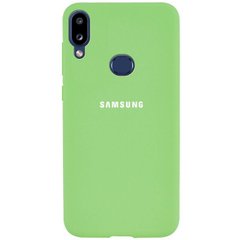Силиконовый чехол Full Cover для Samsung A40 2019 lite green