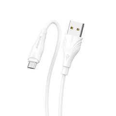 USB кабель Borofone BX18 Optimal micro 2.4A/2m white