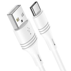 USB кабель Borofone BX43 CoolJoy for Type-C 2.4A/1m white