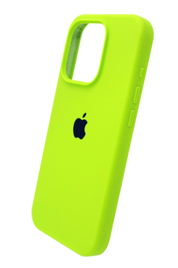 Силіконовий чохол Full Cover для iPhone 15 Pro Max party green