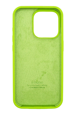 Силіконовий чохол Full Cover для iPhone 15 Pro Max party green
