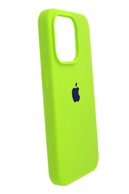 Силіконовий чохол Full Cover для iPhone 15 Pro Max party green