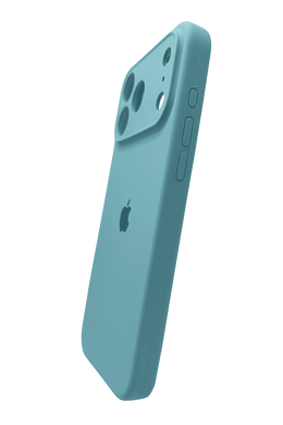 Силіконовий чохол Full Cover для iPhone 17 Pro Max marine green (azure) Full Camera