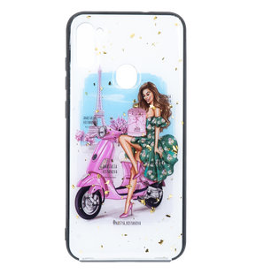 Накладка Girls case New для Samsung A11 roses