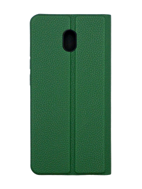 Чехол книжка FIBRA (рельеф) для Xiaomi Redmi 8A dark green