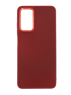 TPU чохол Bonbon Metal Style для Xiaomi Redmi Note 11 Pro 4G/5G Note 12 Pro 4G red