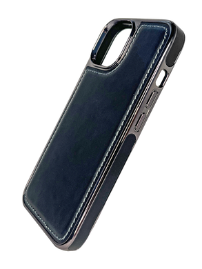 Чохол Puloka Leather Lux для iPhone 13/14 blue
