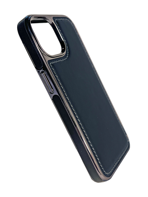 Чохол Puloka Leather Lux для iPhone 13/14 blue