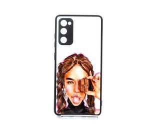 TPU+PC чохол Prisma Ladies для Samsung S20 FE chocolate Full Camera
