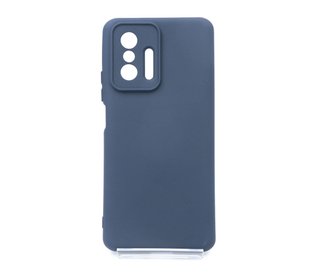 Силіконовий чохол Full Cover для Xiaomi Mi 11T/11T Pro midnight blue Full Camera без logo