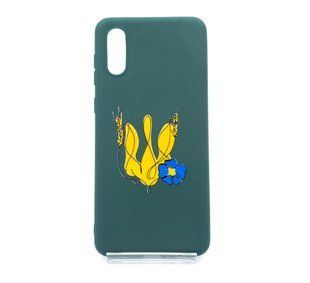 Силіконовий чохол MyPrint для Samsung A30S/A50/A50S Синій мак, Candy forest green
