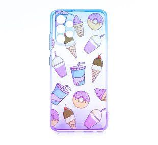 Силіконовий чохол WAVE Sweet&Asid Case для Samsung A32 (TPU) blue/purple/cocktells