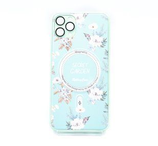 TPU+PC чохол Secret Garden with MagSafe для iPhone 11 Pro Max mint