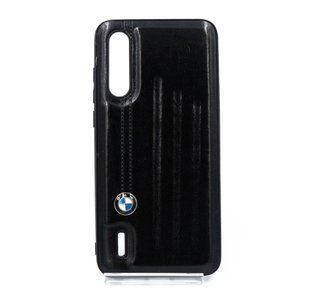 Чохол BMW Logo кожа рельеф для Xiaomi Mi 9 Lite black
