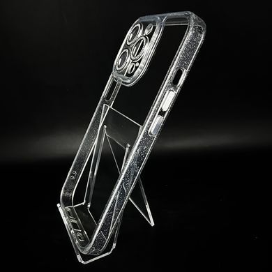 Чехол Fibra Bling Side edge для iPhone 16 Pro Max clear silver