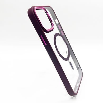 Чохол WAVE Ardor with MagSafe для iPhone 13/14 clear bordo