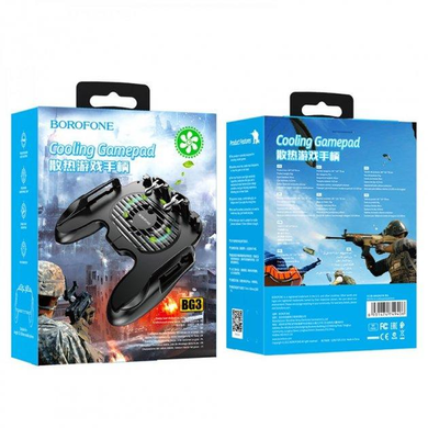 Геймпад Borofone BG3 Warrior Cooling Gamepad black