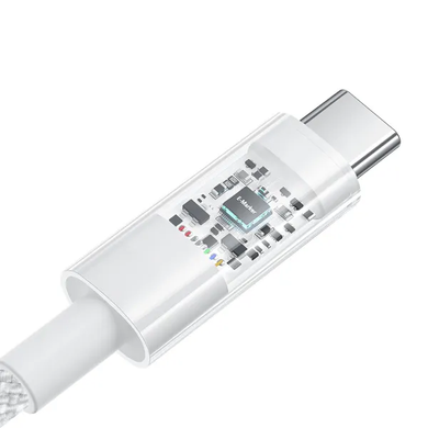 Кабель Baseus Gem Fast-Charging Data Cable Type-C to Type-C 100W 1m white