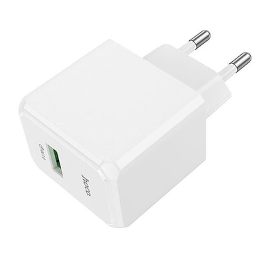 Сетевое зарядное устройство Hoco CS12A Ocean single port QC3.0 charger set Type-C white