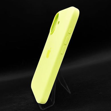 Силиконовый чехол Full Cover для iPhone 17 crem yellow