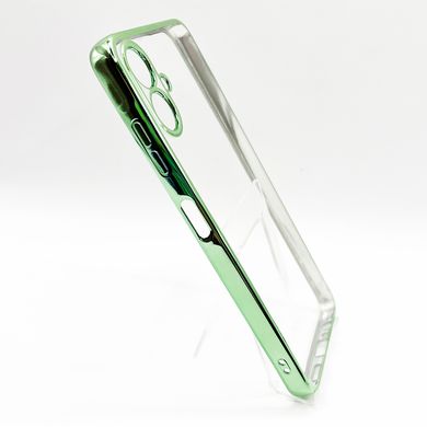 Силиконовый чехол WAVE Metal Color для Samsung A06 light green Full Camera