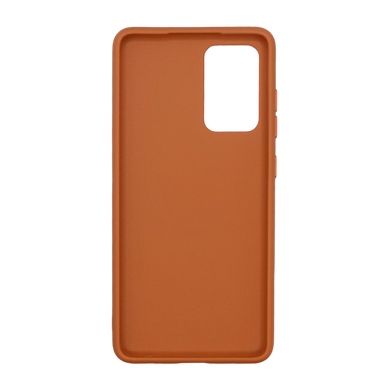 TPU чохол Bonbon Metal Style для Samsung A52 4G/A52 5G/A52s papaya
