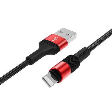 USB кабель Borofone BX21 Lightning Fast Charging 2.4A/1m red