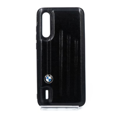 Чохол BMW Logo кожа рельеф для Xiaomi Mi 9 Lite black