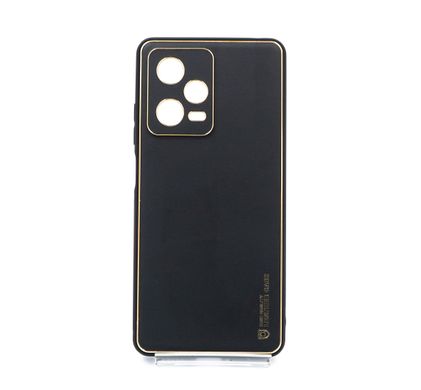 Чохол шкіра Xshield для Xiaomi Redmi Note 12 Pro 5G black