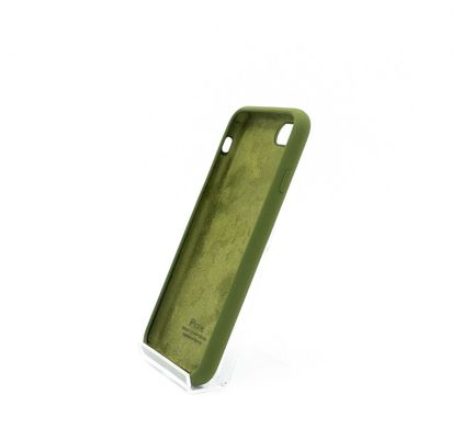 Силіконовий чохол Full Cover для iPhone 7/8/SE dark olive